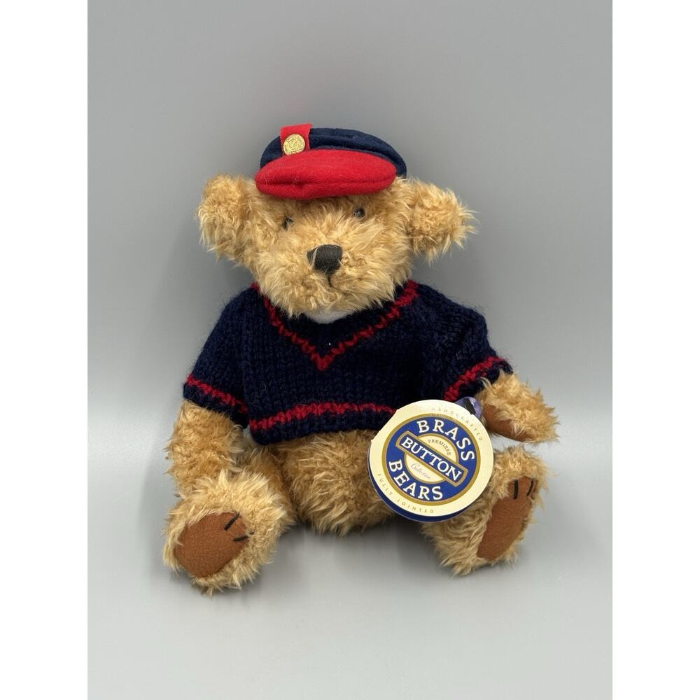 Brass Button Collectibles Premier Tully Bear Of Joy 10” Fully Jointed